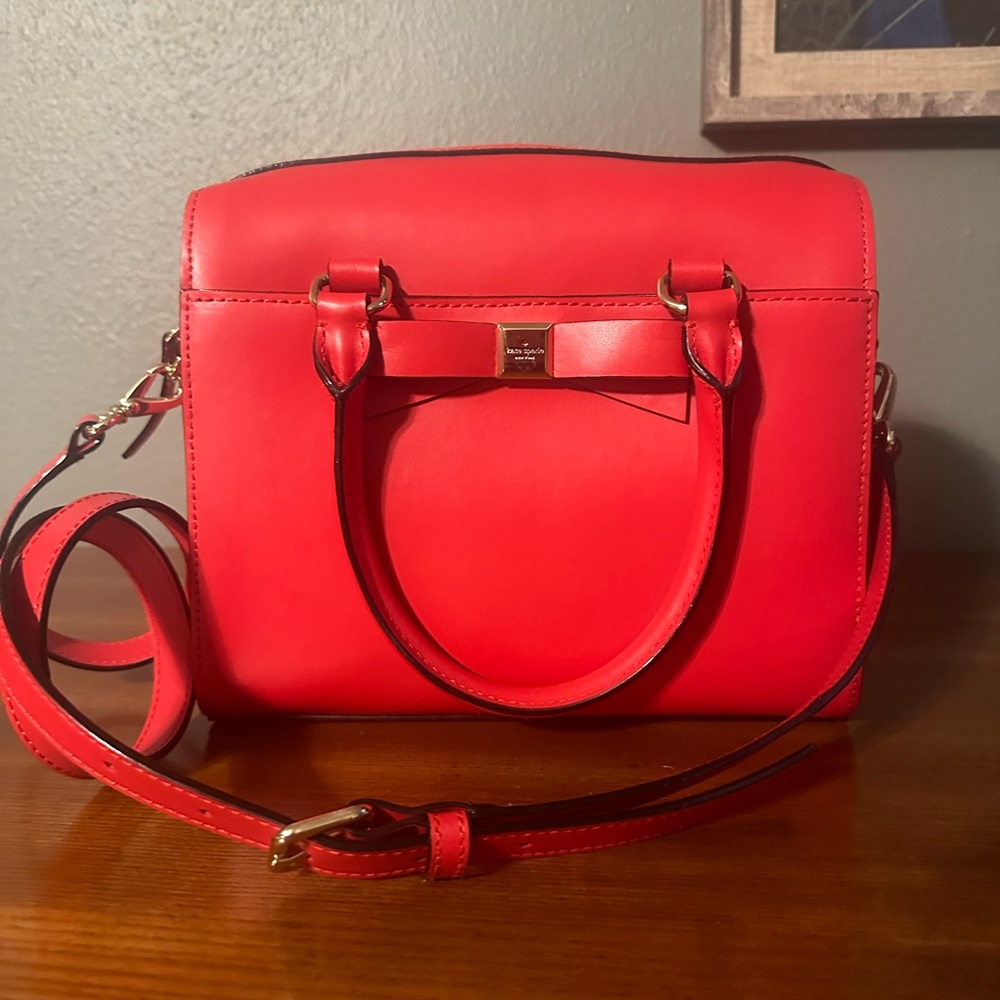 Red Kate Spade, in excellent condition.